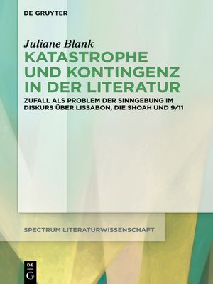 cover image of Katastrophe und Kontingenz in der Literatur